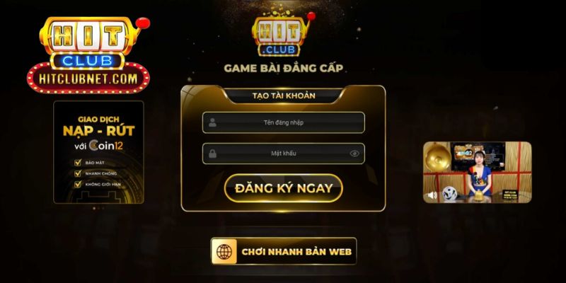 Thiết lập một tài khoản mới để chơi game hot tại trang cược