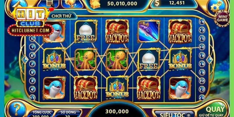 Trải nghiệm slot game chủ đề thủy cung hấp dẫn